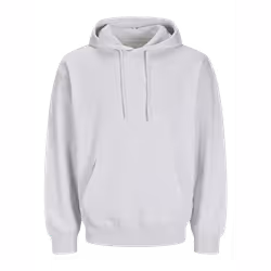 Jack & Jones Jjecharge Sweat Hood Noos-White Melange-XX-Large - White Melange, XX-Large