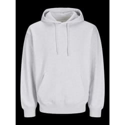 Jack & Jones Jjecharge Sweat Hood Noos-White Melange-XX-Large - White Melange, XX-Large