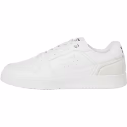 ) Jack & Jones Ealing Polyurethane Men's White Silver Trainers - White, 10 (Adults'