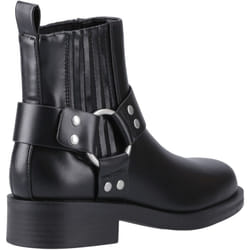 ) ONLY Bax-2 Polyurethane Women's Black Boots - Black, 5 (Adults'