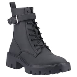 ) ONLY Betty-8 Polyurethane Women's Black Boots - Black, 3 (Adults'