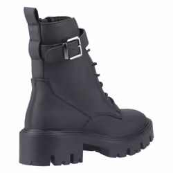 ) ONLY Betty-8 Polyurethane Women's Black Boots - Black, 3 (Adults'
