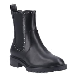 ) ONLY Tina-13 Polyurethane Women's Black Boots - Black, 7 (Adults'