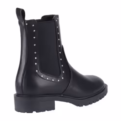 ) ONLY Tina-13 Polyurethane Women's Black Boots - Black, 7 (Adults'