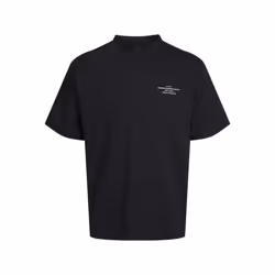 Jack & Jones Chad Branding Cotton Men's Black T-Shirt - Black, S