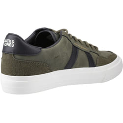 ) Jack & Jones Morden Special Polyurethane Men's Olive Night Trainers - Green, 7 (Adults'