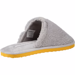 ) Jack & Jones Harry Fluff Polyester Men's Frost Grey Slippers - Grey, 11 (Adults'