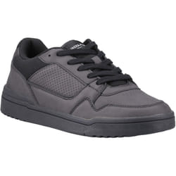 ) Jack & Jones London Polyurethane Men's Anthracite Trainers - Black, 9 (Adults'