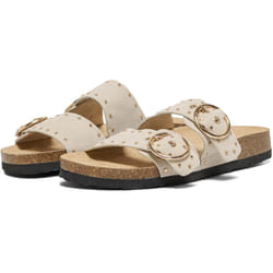) ONLY MAXI-15 Polyurethane Women's Cream Sandals - Cream, 4 (Adults'