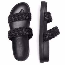 ) ONLY MINNIE-16 Polyurethane Women's Black Sandals - Black, 7 (Adults'