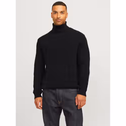 Jack & Jones 12267578_2161.63, Black, XL, Relaxed fit, Long sleeve, Maximum temperature 30°C very gentle process Do not bleac ...