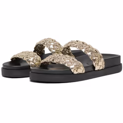 ) ONLY MINNIE-16 Polyurethane Women's Gold Sandals - Gold, 3 (Adults'