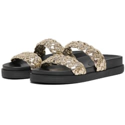 ) ONLY MINNIE-16 Polyurethane Women's Gold Sandals - Gold, 3 (Adults'