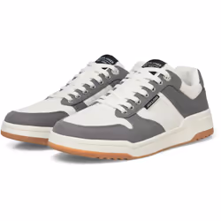 ) Jack & Jones Jammer Polyurethane Men's Frost Grey Trainers - Grey, 8 (Adults'