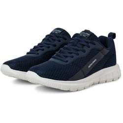 ) Jack & Jones Taylor Mesh Polyurethane Men's Navy Blazer Trainers - Blue, 8 (Adults'