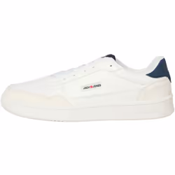 ) Jack & Jones Bounce Polyurethane Men's White/Navy Blazer Trainers - White, 9 (Adults'