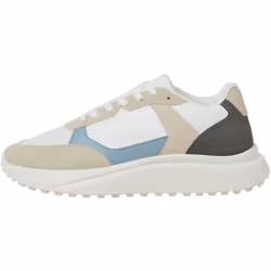 ) Jack & Jones Aspire Runner Polyurethane Men's Moonbeam/Citadel Trainers - Cream, 8 (Adults'