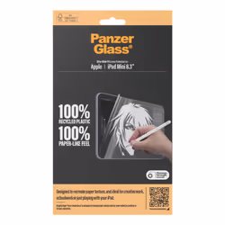 PanzerGlass ® GraphicPaper® Screen Protector iPad Mini 8.3'' (2021, 2024) | Ultra-Wide Fit