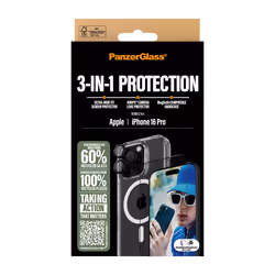 PanzerGlass ® 3-in-1 Protection Bundle iPhone 16 Pro