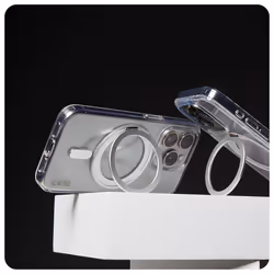PanzerGlass CARE by ® Feature Case Transparent w. Silver Kickstand & MagSafe iPhone 16 Pro Max - Additional view 5