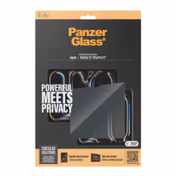PanzerGlass ® Privacy Screen Protector iPad Air 13'' (2024) | iPad Pro 13'' (2024) | Ultra-Wide Fit
