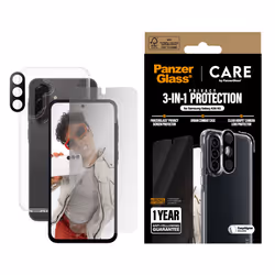 PanzerGlass CARE by ® Flagship 3-in-1 Privacy Bundle Samsung Galaxy A36 5G