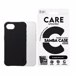PanzerGlass CARE by ® Fashionable Case Samba Black w. Qi Compatible iPhone 16e - Additional view 4