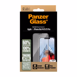 PanzerGlass ® Screen Protector iPhone 16e | 14 | 13 | 13 Pro | Ultra-Wide Fit w. Aligner - Additional view 3