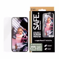 PanzerGlass SAFE. by ® Screen Protector iPhone 16e | 14 | 13 | 13 Pro | Ultra-Wide Fit w. Aligner - Additional view 4