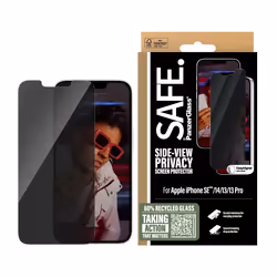 PanzerGlass SAFE. by ® Privacy Screen Protector iPhone 16e | 14 | 13 | 13 Pro | Ultra-Wide Fit w. Aligner - Additional view 4