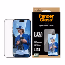 PanzerGlass ® Screen Protector iPhone 17 | iPhone 16 Pro | Ultra-Wide Fit w. EasyAligner - Additional view 2