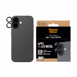 PanzerGlass ® Hoops® Black Camera Lens Protector iPhone 17 | iPhone 16 | 16 Plus - Additional view 2