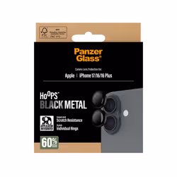 PanzerGlass ® Hoops® Black Camera Lens Protector iPhone 17 | iPhone 16 | 16 Plus - Additional view 3
