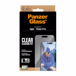 PanzerGlass ® Screen Protector iPhone 17 Pro | Classic Fit w. EasyAligner - Additional view 3