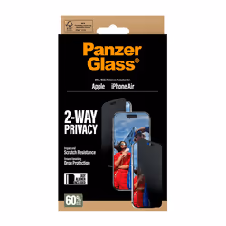 PanzerGlass ® 2-Way Privacy Screen Protector iPhone Air | Ultra-Wide Fit w. EasyAligner - Additional view 3