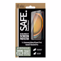 PanzerGlass SAFE. by ® Screen Protector Samsung Galaxy Xcover7 Pro | Xcover7 | Xcover6 Pro | Ultra-Wide Fit