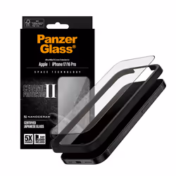 PanzerGlass ® Ceramic II Screen Protector iPhone 17 | iPhone 16 Pro | Ultra-Wide Fit w. EasyAligner - Additional view 5