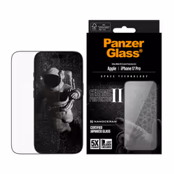 PanzerGlass ® Ceramic II Screen Protector iPhone 17 Pro | Ultra-Wide Fit w. EasyAligner - Additional view 2