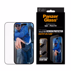 PanzerGlass ® Screen Protector w. Black Frame iPhone 17 Air | Ultra-Wide Fit w. FASTFIT IN-A-BOX - Additional view 2