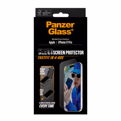 PanzerGlass ® Screen Protector w. Black Frame iPhone 17 Pro | Ultra-Wide Fit w. FASTFIT IN-A-BOX - Additional view 3