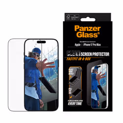 PanzerGlass ® Screen Protector w. Black Frame iPhone 17 Pro Max | Ultra-Wide Fit w. FASTFIT IN-A-BOX - Additional view 2