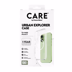 PanzerGlass CARE by ® Flagship Case Transparent Urban Explorer w. White MagSafe iPhone 17 - Additional view 4