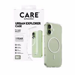 PanzerGlass CARE by ® Flagship Case Transparent Urban Explorer w. White MagSafe iPhone 17 - Additional view 5