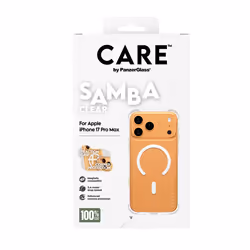 PanzerGlass CARE by ® Fashionable Case Samba Transparent w. White MagSafe iPhone 17 Pro Max - Additional view 4