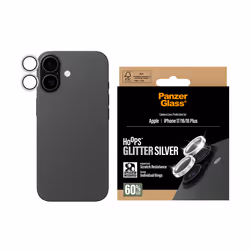 PanzerGlass ® Hoops® Glitter Silver Camera Lens Protector iPhone 17 | iPhone 16 | 16 Plus - Additional view 2