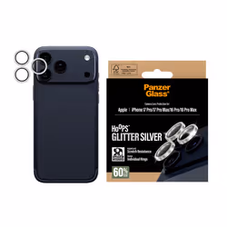 PanzerGlass ® Hoops® Glitter Silver Camera Lens Protector iPhone 17 Pro | iPhone 17 Pro Max | iPhone 16 Pro | 16 Pro Max - Additional view 2