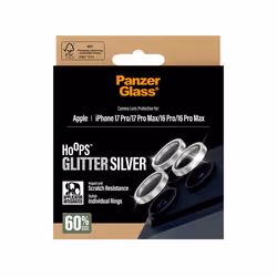PanzerGlass ® Hoops® Glitter Silver Camera Lens Protector iPhone 17 Pro | iPhone 17 Pro Max | iPhone 16 Pro | 16 Pro Max - Additional view 3