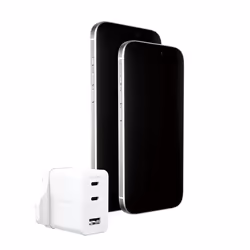 PanzerGlass empower by ® Turbo 70W Multiple Charger incl. 2 x USB-C + USB-A | UK Plug | Silver White - Additional view 4