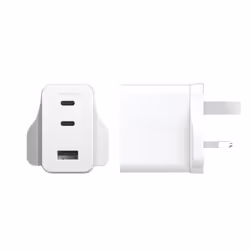 PanzerGlass empower by ® Turbo 70W Multiple Charger incl. 2 x USB-C + USB-A | UK Plug | Silver White - Additional view 5