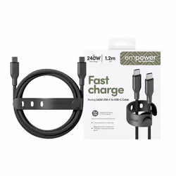PanzerGlass empower by ® Racing 240W USB-C to USB-C Cable | USB 2.0 | 1.2M | Space Black - Additional view 2
